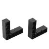 2pcs 90 Degree L Shape Right Angle Corner Clamp Picture Frame Woodworking Tool (9.5*9.5*2cm)