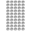 50Pcs Hex Nuts ‑70 Stainless Steel Thread Nut Assortment Kit for Industrial Machinery