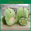 Plush Turtle Delightful Bag Charm Keychain Stuffed Animal In Green Vibrant