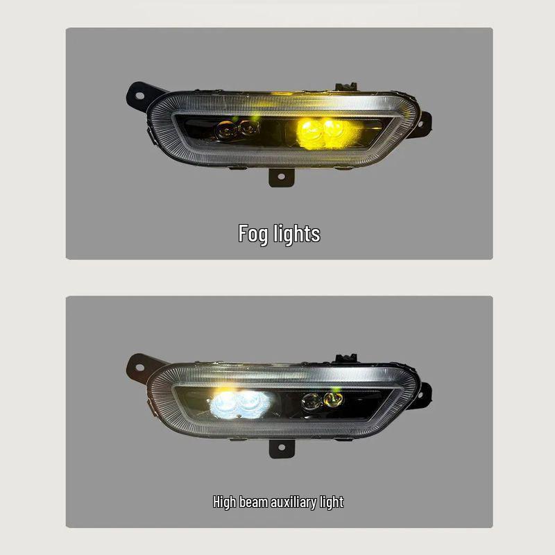 Совместимый светодиодный противотуманный фонарь в сборе Quad-LED для Foton Auman EST, для передней части, противотуманное освещение и освещение бампера.