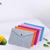 Felt File Folder Durable Briefcase Document Bag Paper File Folder Portfolio Case Letter Envelope Handbag Button Closure