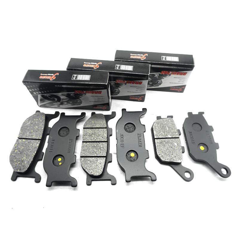 Комплекты передних и задних тормозных колодок для мотоцикла YAMAHA FZ6 Fazer 600 2004 2005 2006 2007 2008 FZ600S FZ6N FZ6S FZ 6 S N