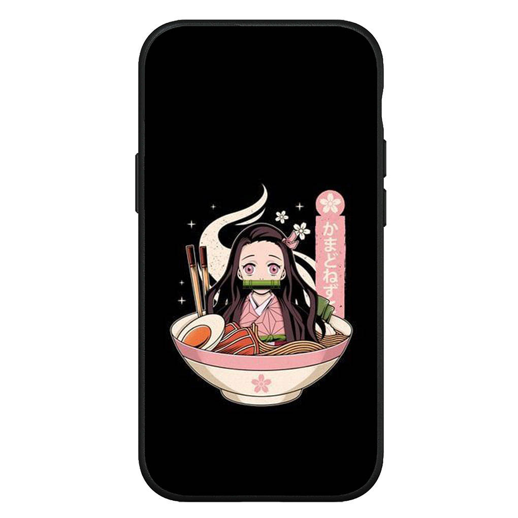 For iPhone 16 15 Xiaomi Redmi Note 14 13 12 11 Pro Max X 8 16e Samsung Galaxy S25 S24 S23 Moto OPPO Huawei Anime Demon Slayer Kamado Nezuko Phone Case