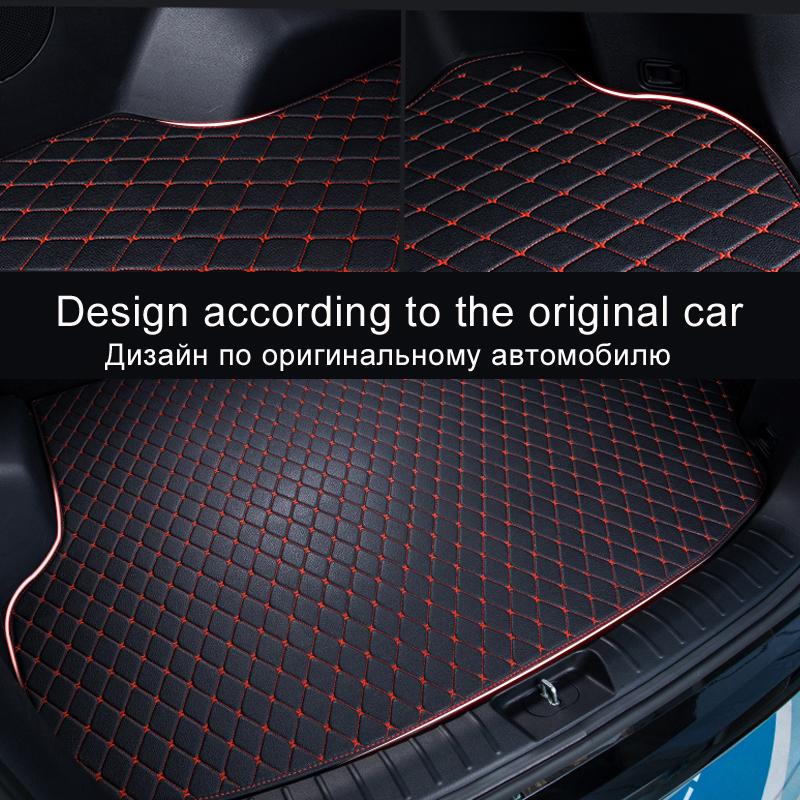 Car Trunk Mat For Cadillac SRX 2010 2011 2012 2013 2014 2015 2016 Cargo Liner Carpet Interior Parts Accessories