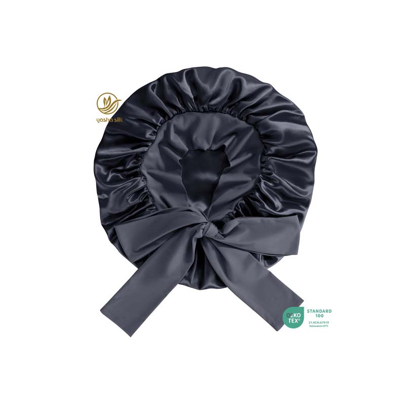 New Design Women's Mulberry Silk Sleep Cap Soft Eco-Friendly Adjustable Silk Bonnet Silk nightcap Price