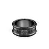 Кольцо Plein Accessory Ring GOTHIC TAG PJTEA06R8 GOTHIC TAG IP Black ring 64 Black Stainless Steel [Philip Jewelry] Mens [Item]