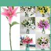 38cm Real Touch Artificial Lily Millet Flowers With Chic Shape For Wedding Decor