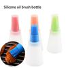 Силиконовая щетка для бутылки масла, бутылка для дозатора масла с щеткой для барбекю, устойчивая к высоким температурам щетка для наметки, кухонные инструменты для барбекю