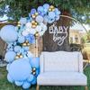 Blue Balloons Garland Kit Baloon Arch Balloon Baby Shower Decorations Boy or Girl Baby Baptism Birthday Party Decorations Kids