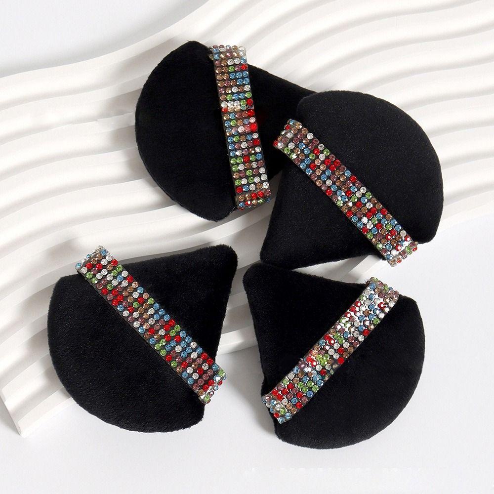 Пуховка-спонж Velvet Diamond Powder Puff Инструмент для макияжа лица Треугольная пуховка-спонж для макияжа