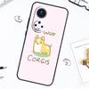 Чехол Корги и Бабл-ти для Honor Magic 7 Pro 5 6 Lite Honor 200 Pro 50 70 90 X8b X9a X8a X8 X9 X9c X9b