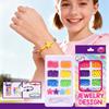 Набор для изготовления украшений своими руками, обучающий, дизайн, персонализированные украшения, творческое развлечение, детские игрушки, подходит для детских дней рождения и праздничных подарков