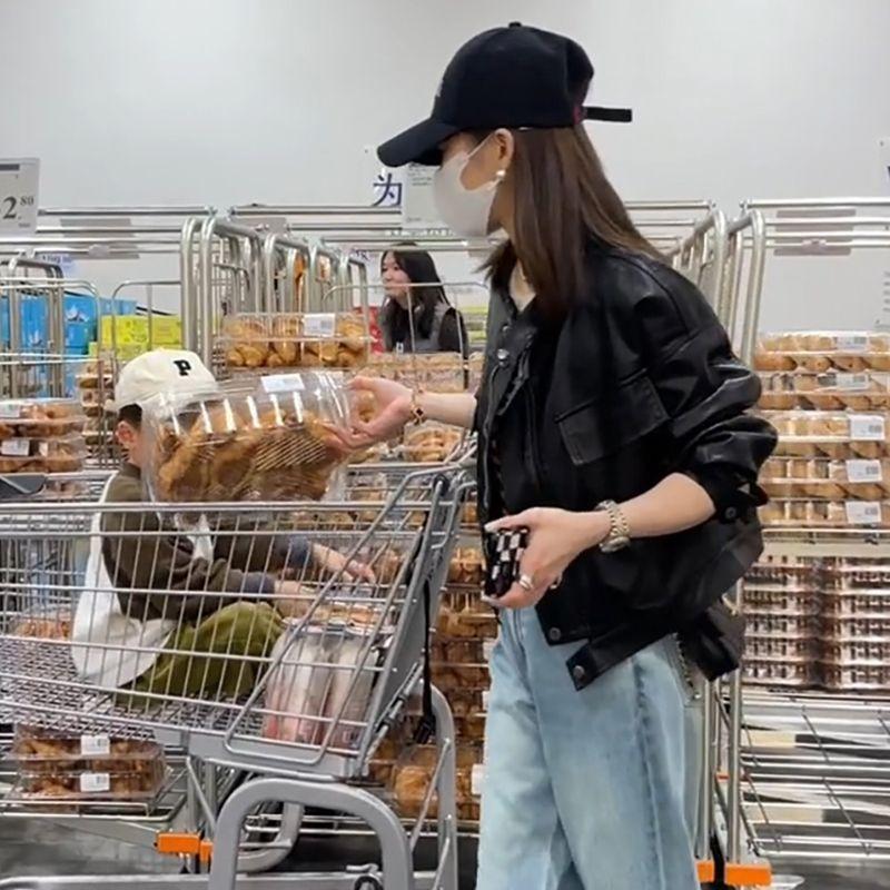 Повседневная свободная женская куртка из искусственной кожи на весну и осень, модное короткое пальто