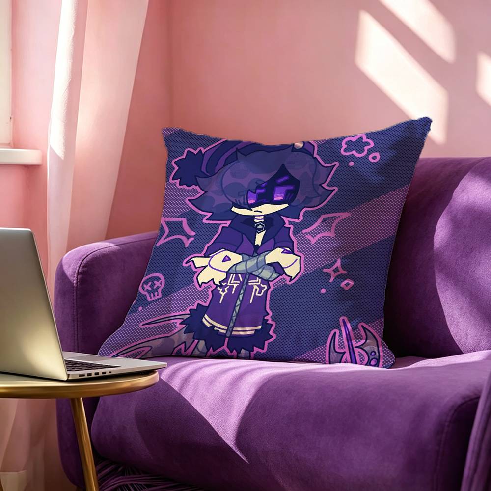 Anime MMurder Drones Pillow Case Square DoubleSided Sofa Cushion Cover Bedroom Bedside Pillow