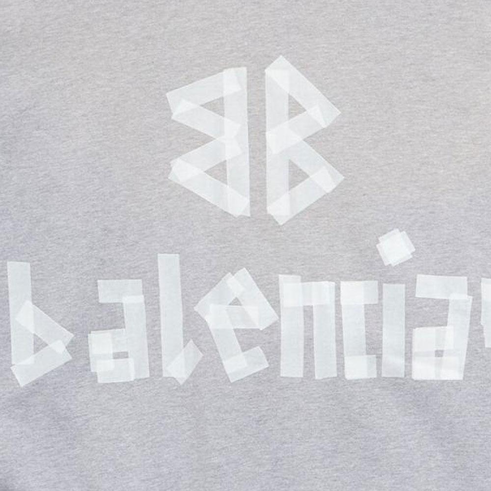 Balenciaga Sweatshirt Regular Fit Men's Gray 744441TRVK21300