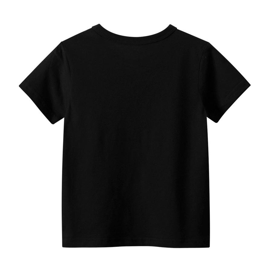 Children's summer boys' dinosaur short-sleeved T-shirt; printed short-sleeved baby top