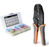 IWISS Waterproof Crimp Heat Shrink Crimp Crimping Ratchet Crimp Connection Set Terminals, Type, Sleeves, Tool, Type, Terminals, 120-Piece