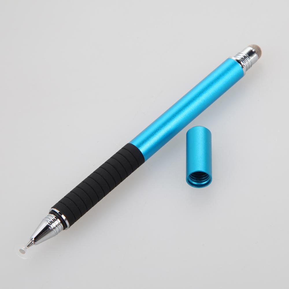 2 in 1 Multifunction Fine Point Round Thin Tip Touch Screen Pen Capacitive Stylus Pen For Mobile Phone Tablet For iPad iPhone