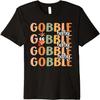 Gobble Baby Смешная индейка на День Благодарения Мужчины Женщины Мальчики Девочки Премиум Футболка