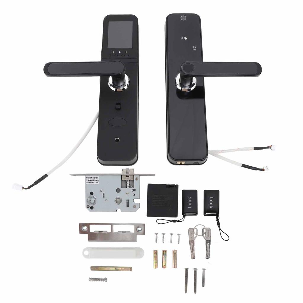 Face Recognition Smart Lock Wifi Remote Control Touch Screen Fingerprint Password Security Video