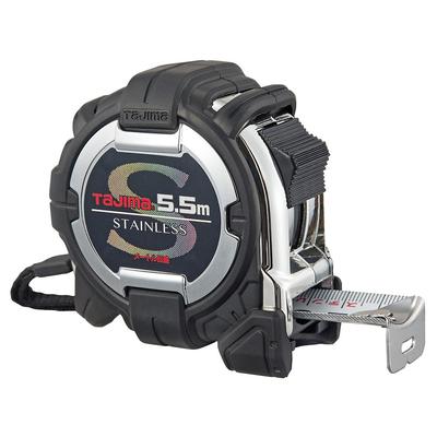 Tajima G3 Stenlock 25 Выпуклая Нержавеющая Сталь x G3SL2555BL Рулетка, 5.5м 25мм,
