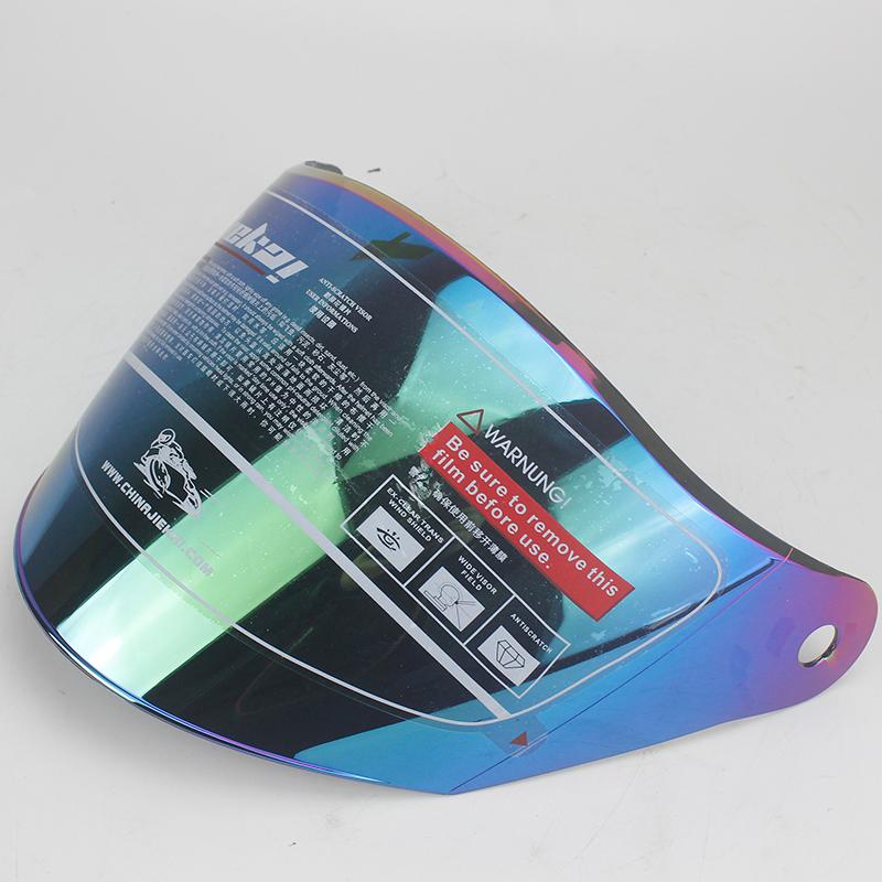 Jiekai 512 516 Motorcycle Helmet Visor Casque Moto Helmet Wind Shelter Lens Silver/transparent /colorful