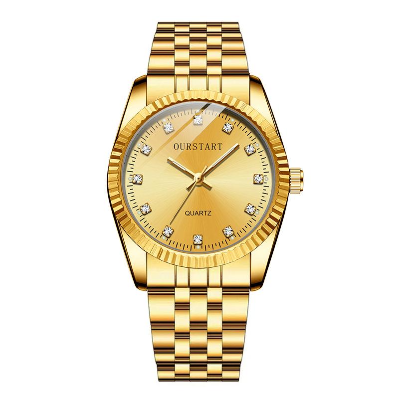Couple's Quartz Watches Steel Band Female Watches Casual Ladies Watch Simple Fashion Male Business Wristwatch Classic Daily Wear