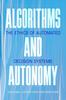 Книга Algorithms and Autonomy : The Ethics of Automated Decision Systems