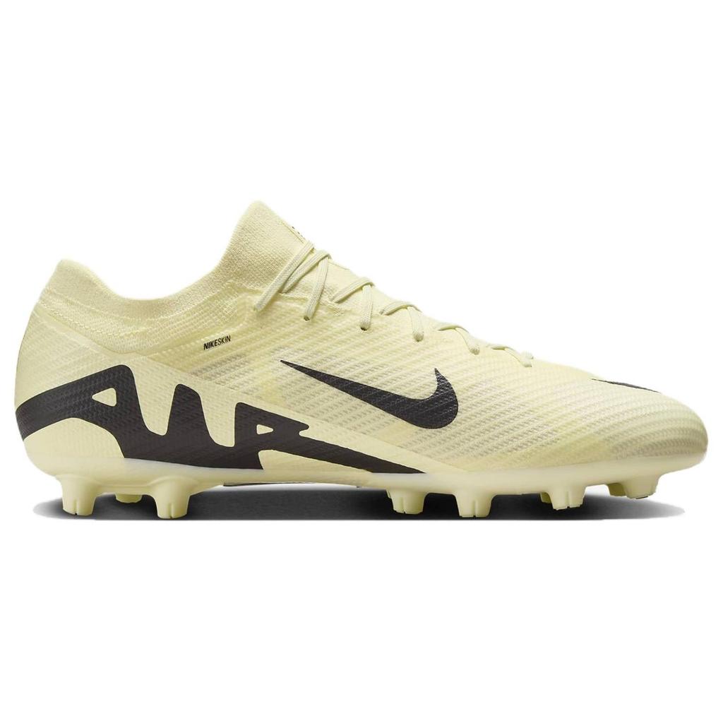 Nike Mercurial Vapor 15 Pro Шнурованные HG (Резиновые короткие шипы) Бутсы для футбола с искусственной травой Унисекс Футбольные бутсы Желто-черные DJ5602-700