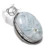 Ювелирный кулон из натурального серебра 925 пробы с аквамарином 2,05 дюйма F3C69