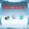 FiiO HS18 Silicone Replacement Eartips 6 Pairs Customize Compatible with 5.0-6.5mm Sound Tube FH7S/FH7/FD5/FH9 Earphone