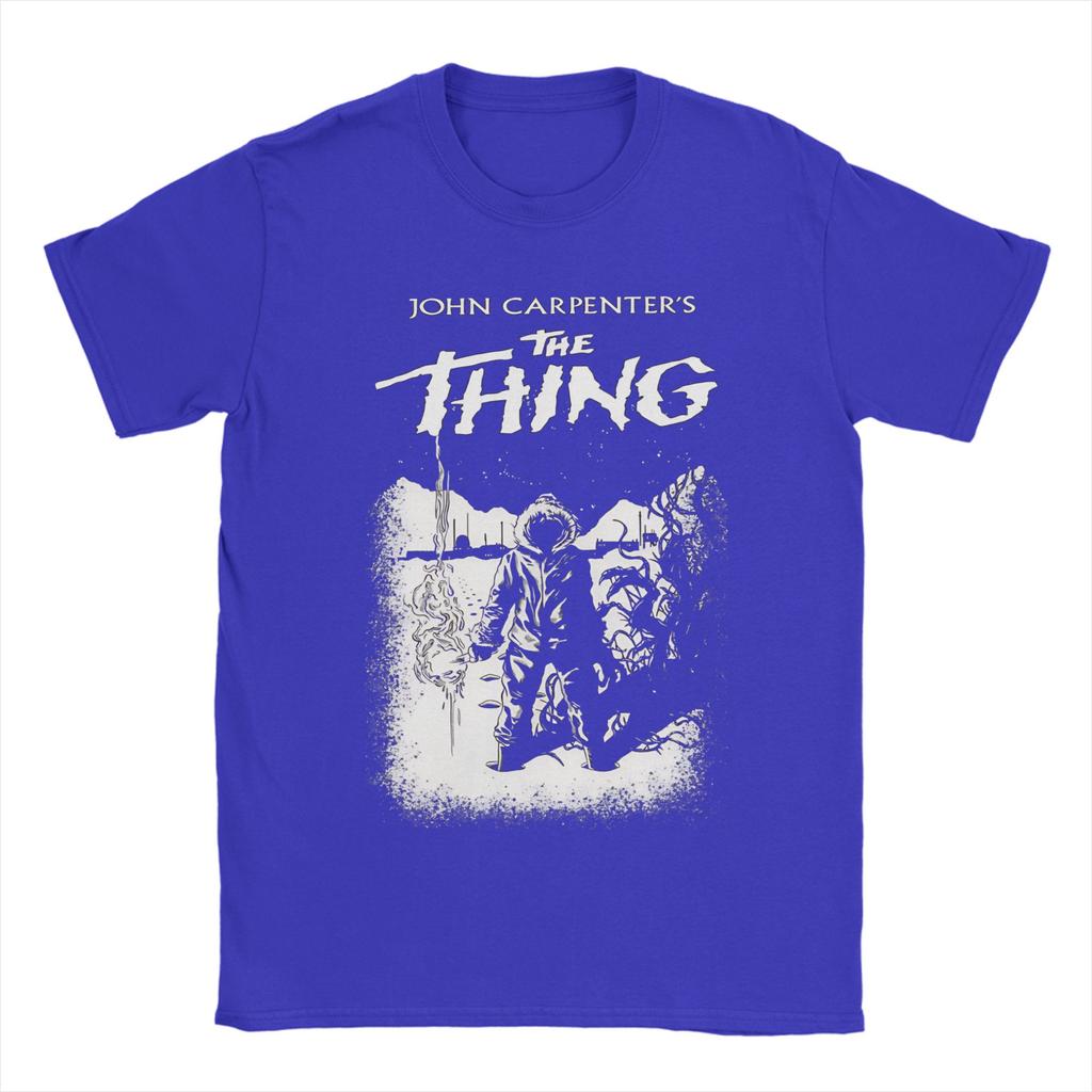 1982 jc The Thing Movie Unisex T Shirts Awesome Tee Shirt Short Sleeve O Neck TShirt Cotton Gift Idea Clothes