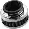 Universal 40-42mm Air Filter Cleaner Round Tapered Replacement for Motorcycle Silver Tone Auto Replacement Parts
