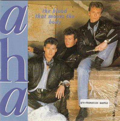 7-дюймовая пластинка A-HA - The Blood That Moves The Body W7840 Warner Bros. Ре 1988 Великобритания Танцевальная и Электронная Б/У