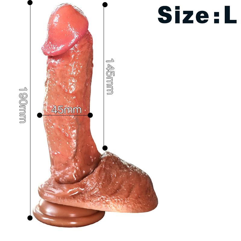 Hammer двойной жидкий силиконовый искусственный пенис для макияжа, женский мастурбатор, толстый пенис для длительного отпуска, сексуальные принадлежности для взрослых