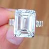 Новые роскошные модные кристаллические квадратные кольца с фианитами для женщин, свадебные, помолвочные, вечерние, женские аксессуары, подарочные ювелирные изделия, Прямая доставка