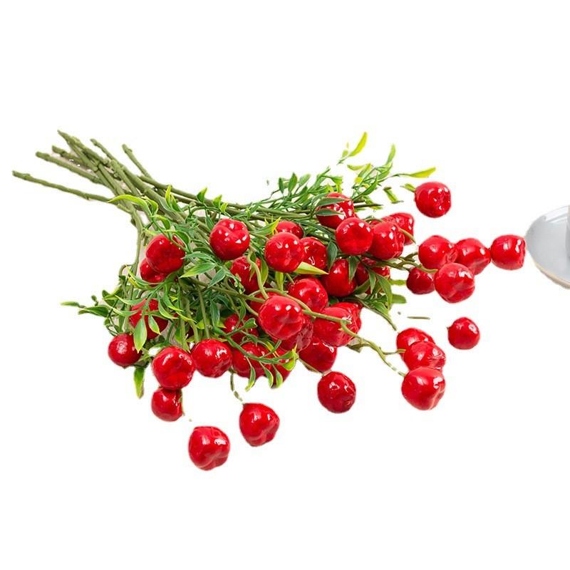 Оранжево-красный фрукт лимон пластиковый фрукт цветочная композиция подарок украшение