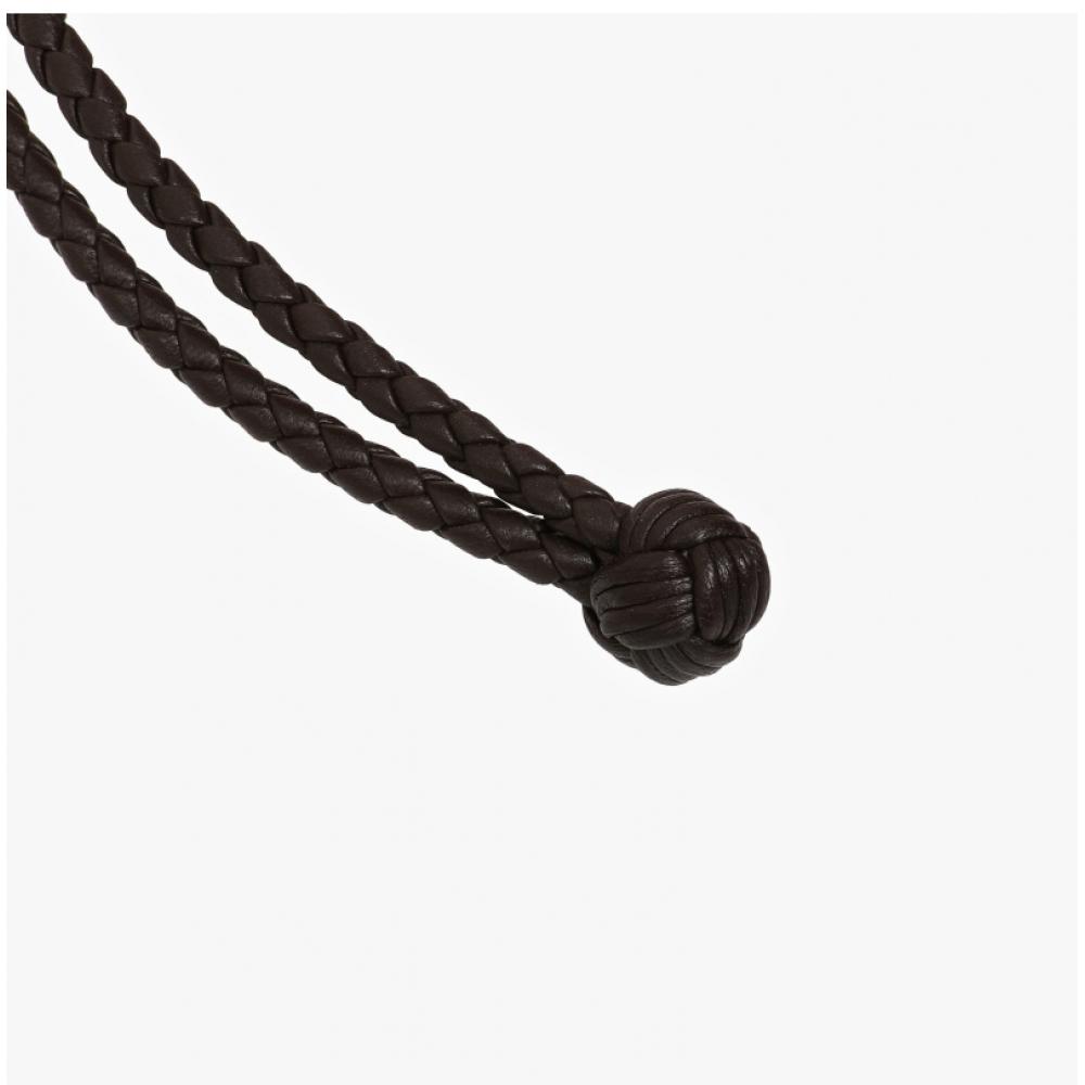 Bottega Veneta 113546 V3un1 2062 113546 V001d 2014 Плетеное двойное кожаное браслет из наппы