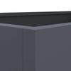 Plant Pot Anthracite 62 x 30 x 29 cm Steel