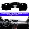 Автомобильный коврик на панель приборов для Nissan FUGA Y50 Infiniti M35 M45 2004 - 2009 LHD RHD Панель коврик Защита от солнца Коврик