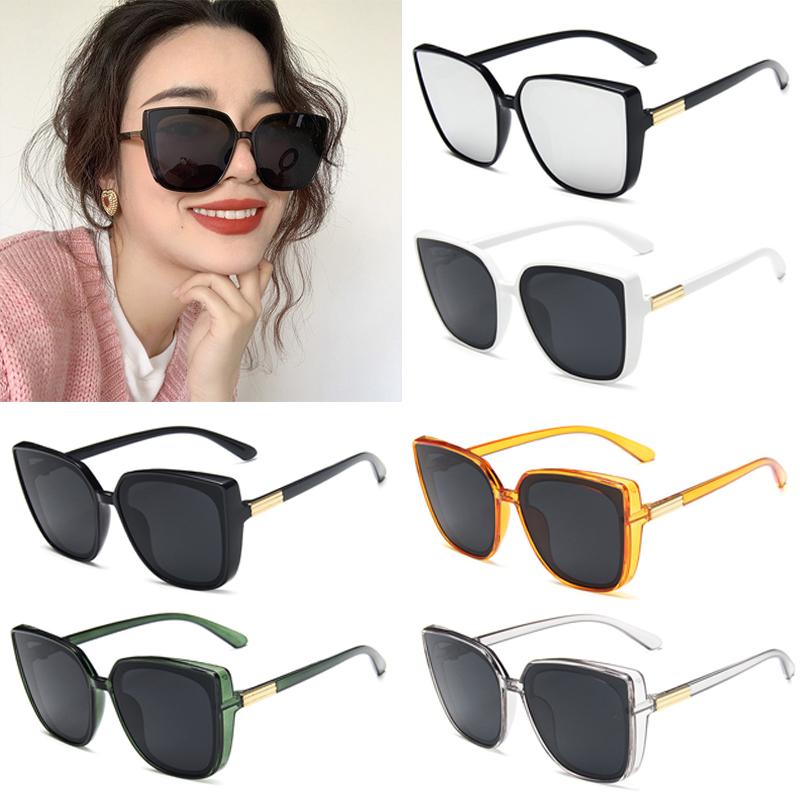 Очки Модные женские очки Большая оправа Винтажные солнцезащитные очки Очки кошачий глаз Крутые солнцезащитные очки