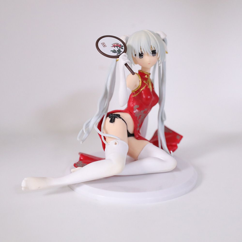 12 см Аниме Yosuga no Sora Касугано Сора Фигурка Ципао Красный Белый Модель Игрушка Подарок Фигурка Действия ПВХ