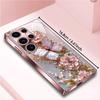Pearl Flower Butterfly fashion phone cases mobile phones Glass phone case for Samsung Galaxy S26 S25 S24 S23 S22 FE Ultra Plus