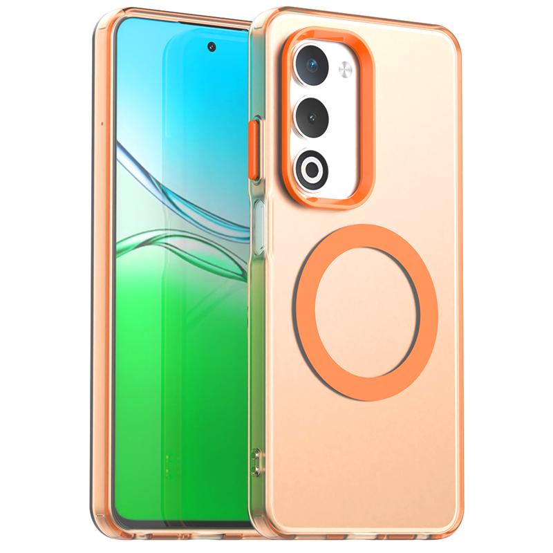 Прозрачный чехол с беспроводной зарядкой и магнитной адсорбцией для Oppo A5 5G Чехол для телефона для Oppo A5 Чехол для Oppo A5 A5m 6,67 дюйма