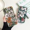 Роскошный Чехол для Телефона с Цветами Камелии Для iPhone X XS XR 15 14 Plus 13 12 11 Pro Max Mini 7 8 Plus SE Модный Ударопрочный Задний Чехол