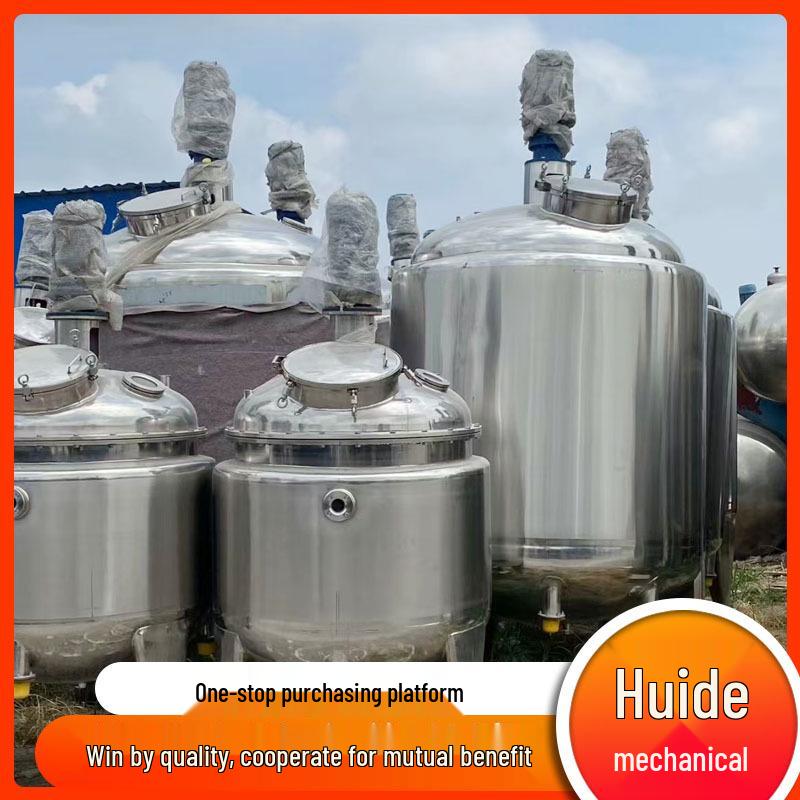 Stainless Steel 3000L Double Layer Heating Liquid Mixing Tank for Laundry Detergent