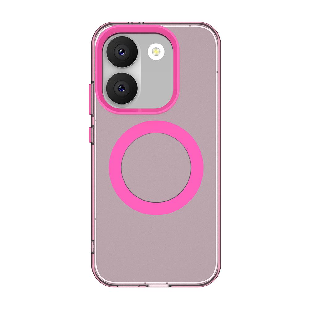 Чехол для Poco X8 Pro Магнитная Беспроводная Зарядка Fundas Оболочка Poco X8 Pro Coque Матовая Полупрозрачная Пластиковая Защитная Крышка для Телефона Poco X8 Pro