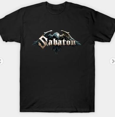 Футболка Sabaton Новая Мужская С Коротким Рукавом Классическая Унисекс Футболка