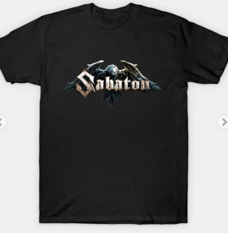 Футболка Sabaton Новая Мужская С Коротким Рукавом Классическая Унисекс Футболка