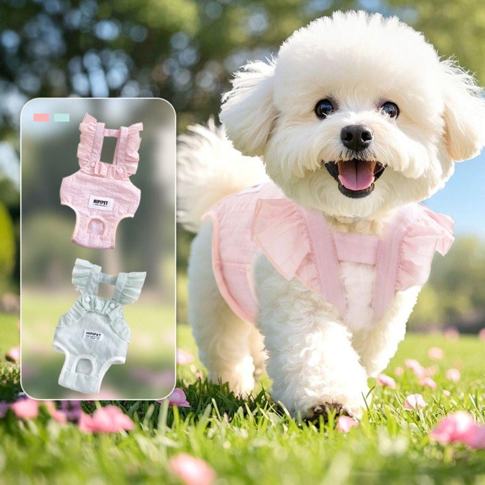 Breathable Dog Physiology Pants Thin Pet Jumpsuit Fashion Pet Dog Diapers  for Dogs Puppy